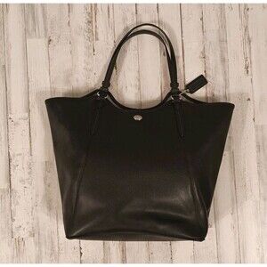 Coach Peyton Saffiano Leather Tote Bag Purse F26103 Black